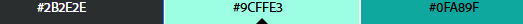 Palette strip with hex values