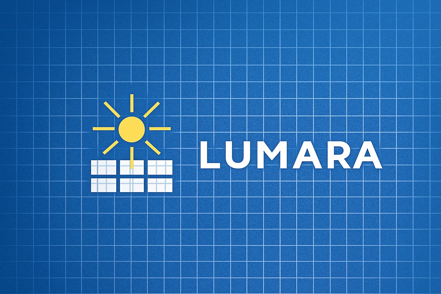 AI logo generation, sun over solar panels on blueprint